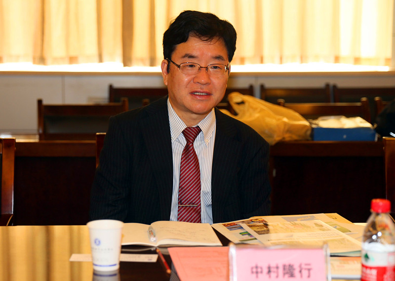 日本福岛高专校长中村隆行讲话