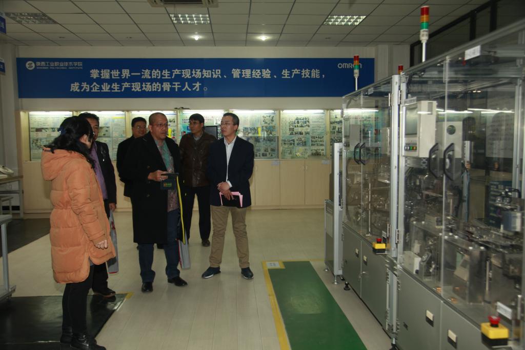 印尼客人参观我院部分实训基地