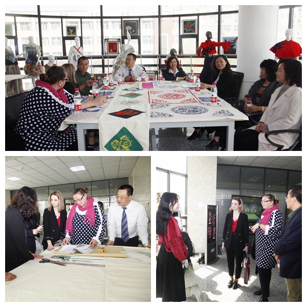 伊娜•克洛奇科院长一行赴化工与纺织服装学院访问交流