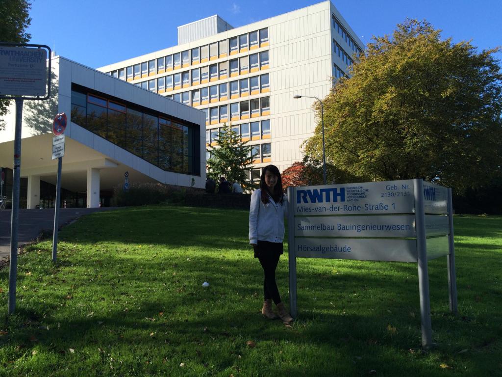 郭靖老师在亚琛工业大学学习