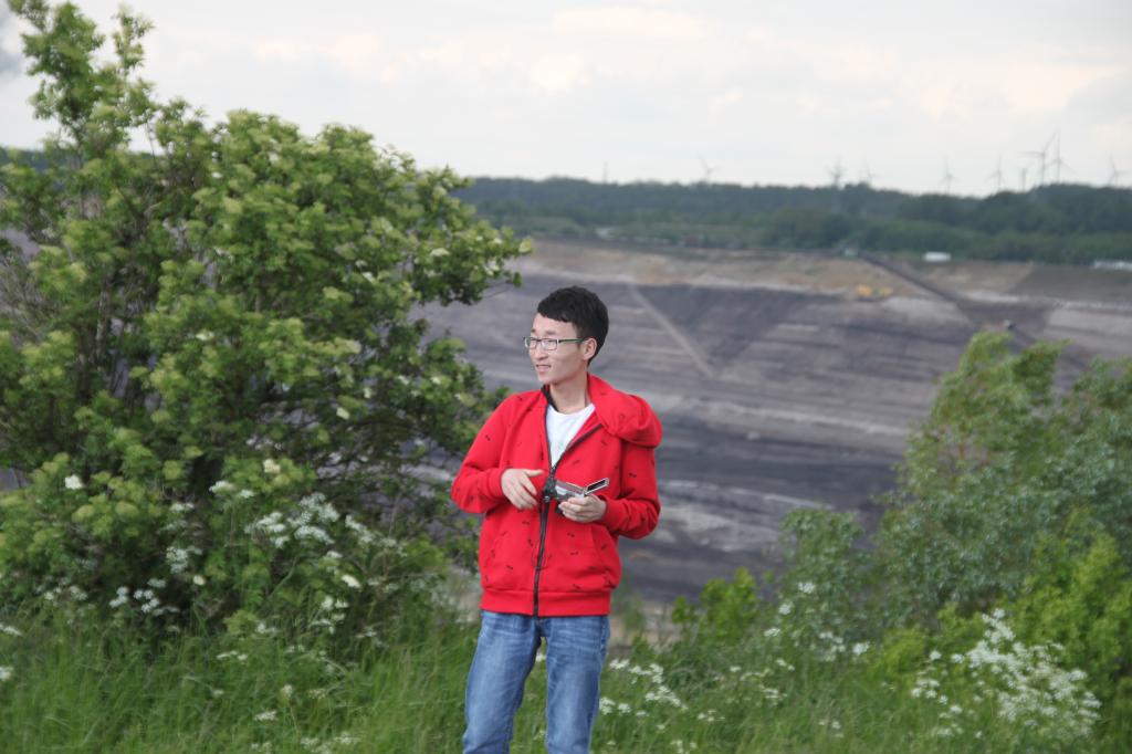 白鹏辉在德国褐煤矿